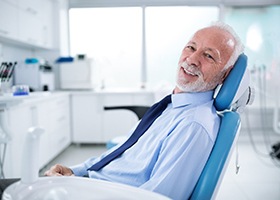 Man waiting for dentist in Rochester