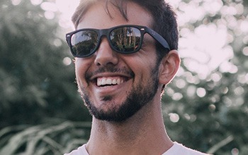 Young man with healthy smile